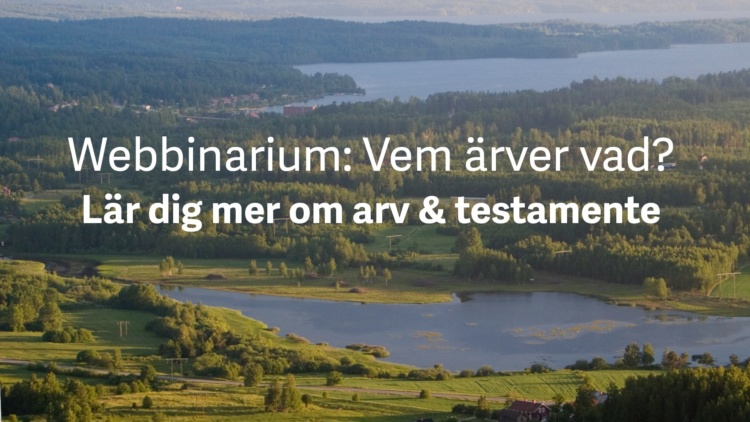 Webbinarium: Arv och testamente